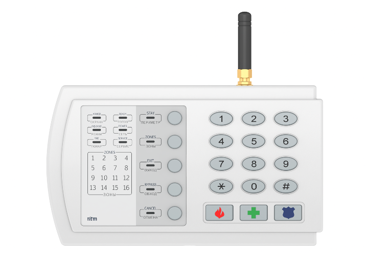 Радиоканальная охранная панель "Контакт GSM-10"